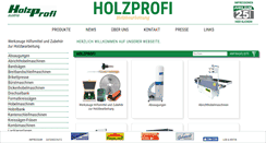 Desktop Screenshot of holzprofi.com