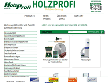 Tablet Screenshot of holzprofi.com